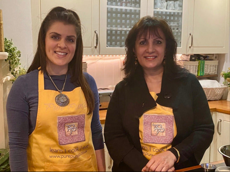 Pure Punjabi Surinder & Safia Indian cookery school, meal kits and events