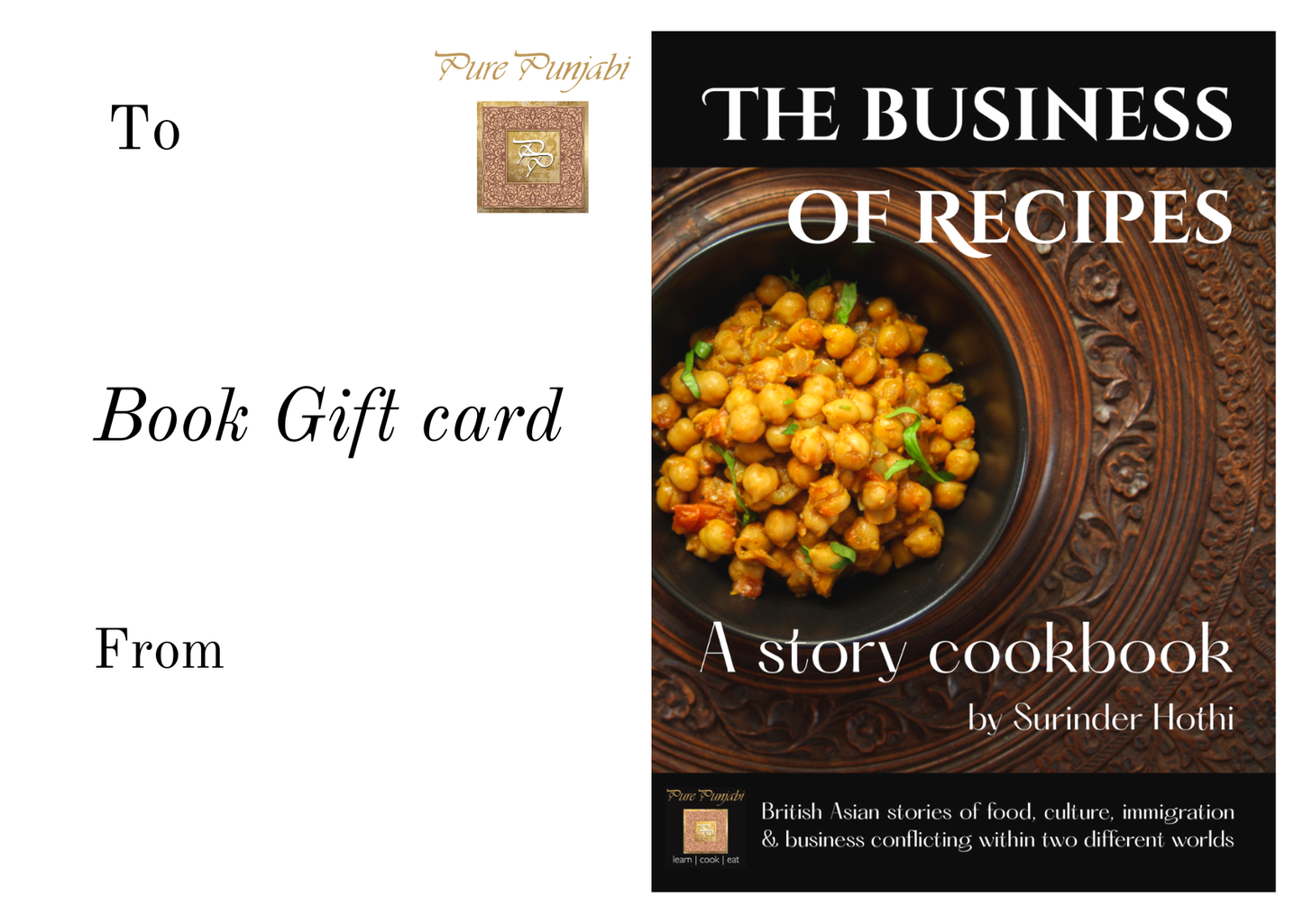 The Business of Recipes Story Cookbook